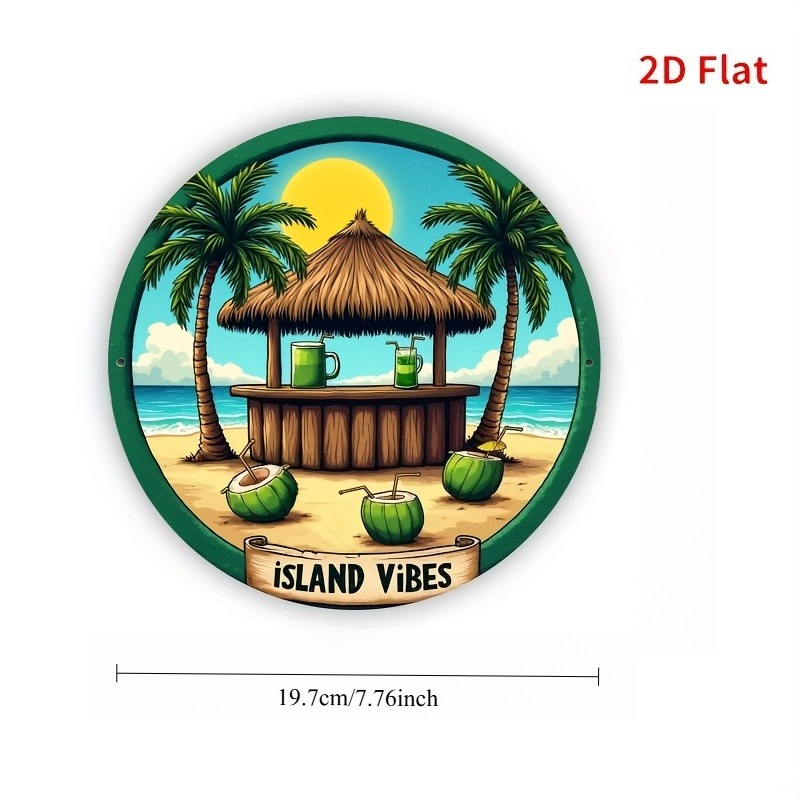 1pc Tropical Beach Bar Aluminu - Home Decor Theme 评论和价格