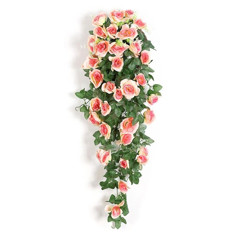 Artificial Rose Flower Rattan  - Home Decor Rattan 评论和价格