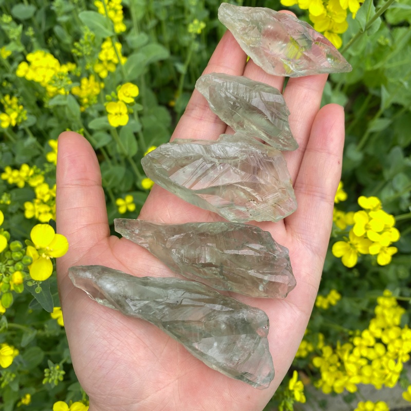 1pc30-70g Natural Green Crysta - Home Decor Garden Ideas 评论和价格
