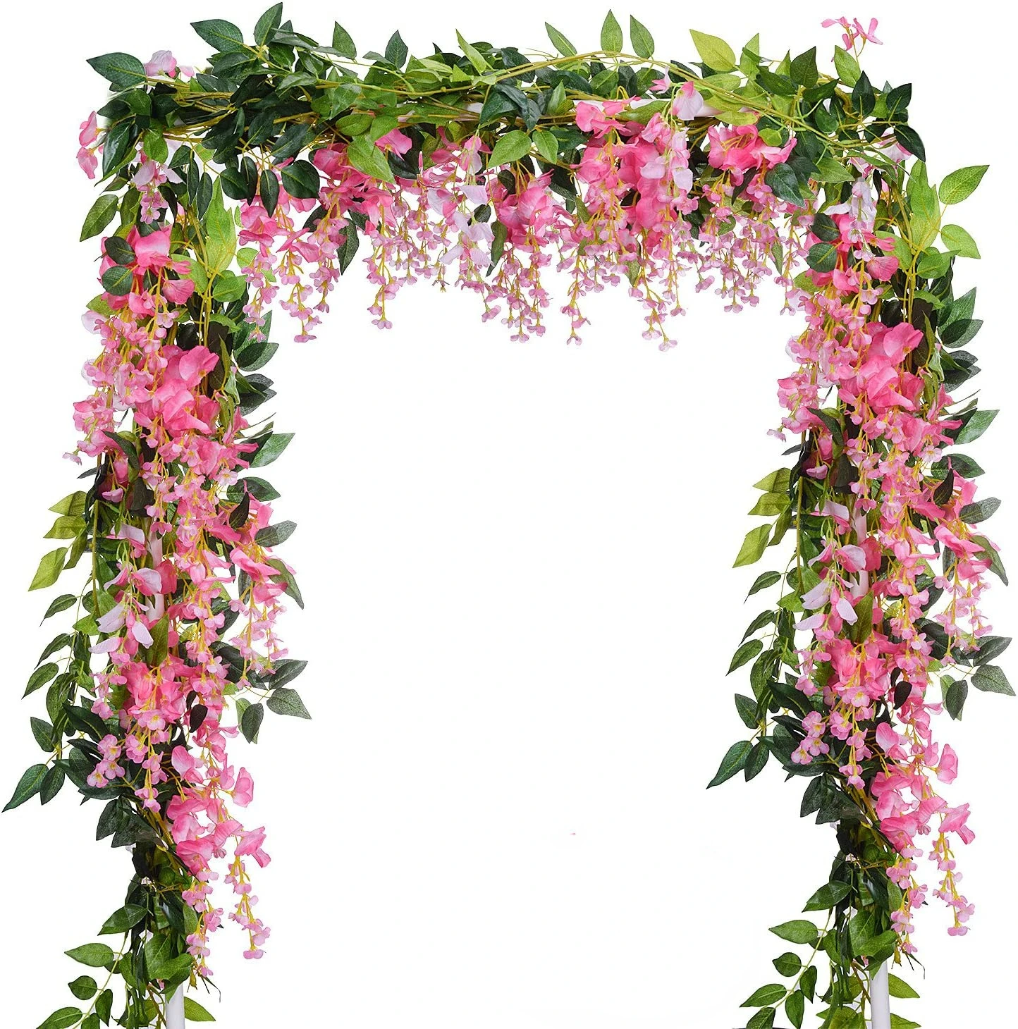 1.8M Artificial Flowers Silk A - Home Decor Rattan 评论和价格